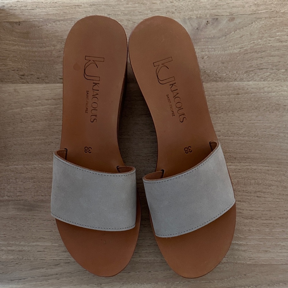 K.Jacques Kirielle Wedge slide size 38 NEW - Picture 2 of 6
